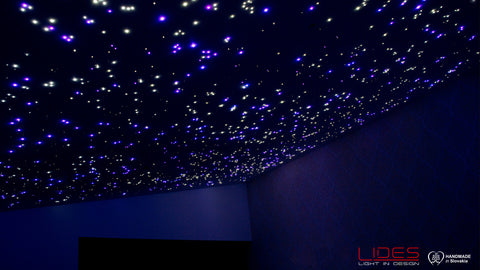 Optical starry sky - set of 230 fibers, area 2x1m