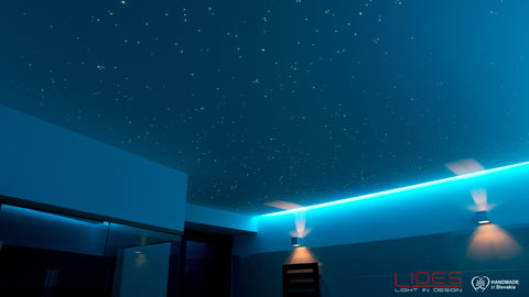 Optical starry sky - set of 230 fibers, area 2x1m