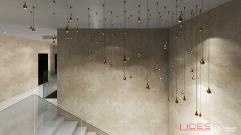 Teardrop Single Mini - zlatá