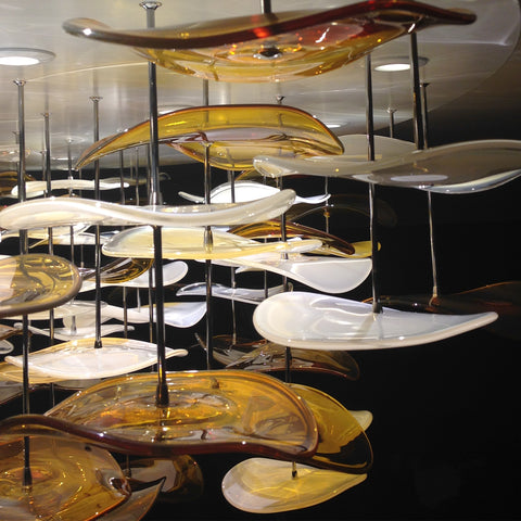 Waterlily Round Amber